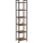 Стелаж NAVARO 40x179x30 см кафяв/черен