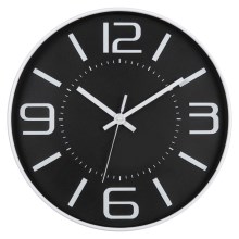 Стенен часовник 1xAA 29 см черен