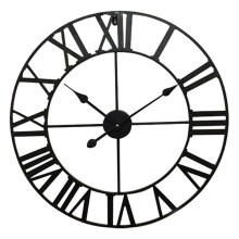 Стенен часовник 1xAA Ø 60 см черен