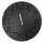 Стенен часовник 3D дизайн 1хАА черен