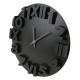 Стенен часовник 3D дизайн 1хАА черен