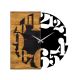 Стенен часовник 58x58 см 1xAA дърво/метал
