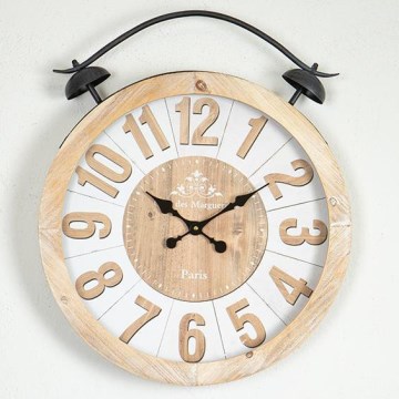 Стенен часовник 1xAA Ø 50 см бежов