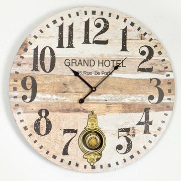 Стенен часовник 1xAA Ø 58,2 см бежов