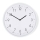 Стенен часовник, диаметър 30,8 см, 1xAA, бял