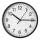 Стенен часовник Ø 20 см, 1xAA, черно/бяло