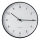 Стенен часовник Ø 25 см, 1xAA, черно/бяло
