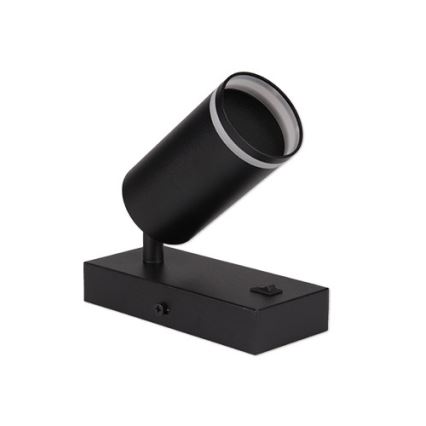 Стенен спот 1xGU10/35W/230V черен