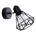 Стенен спот ARTEMIS 1xE14/40W/230V черен