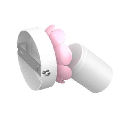 Стенен спот FLOWER 1xGU10/8W/230V бял