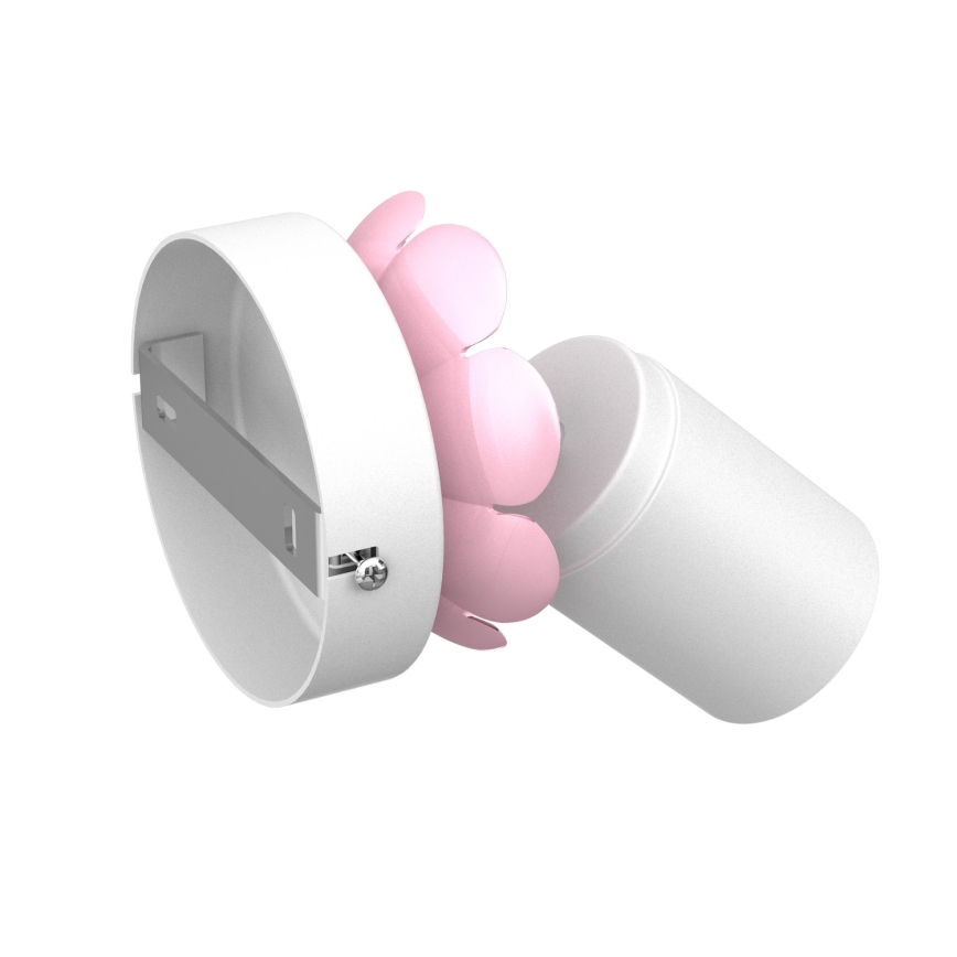 Стенен спот FLOWER 1xGU10/8W/230V бял