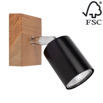 Стенен спот MANARA 1xGU10/5W/230V бор - FSC сертифициран