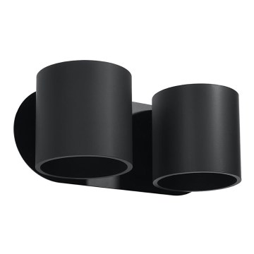 Стенен спот ORBIS 2xG9/40W/230V черен