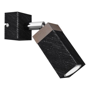 Стенен спот SOLO 1xGU10/MR11/40W/230V черен