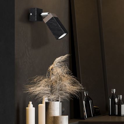 Стенен спот SOLO 1xGU10/MR11/40W/230V черен