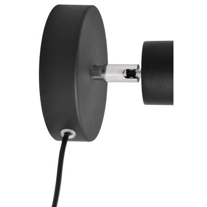 Стенен спот TUNE 1xE27/20W/230V черен