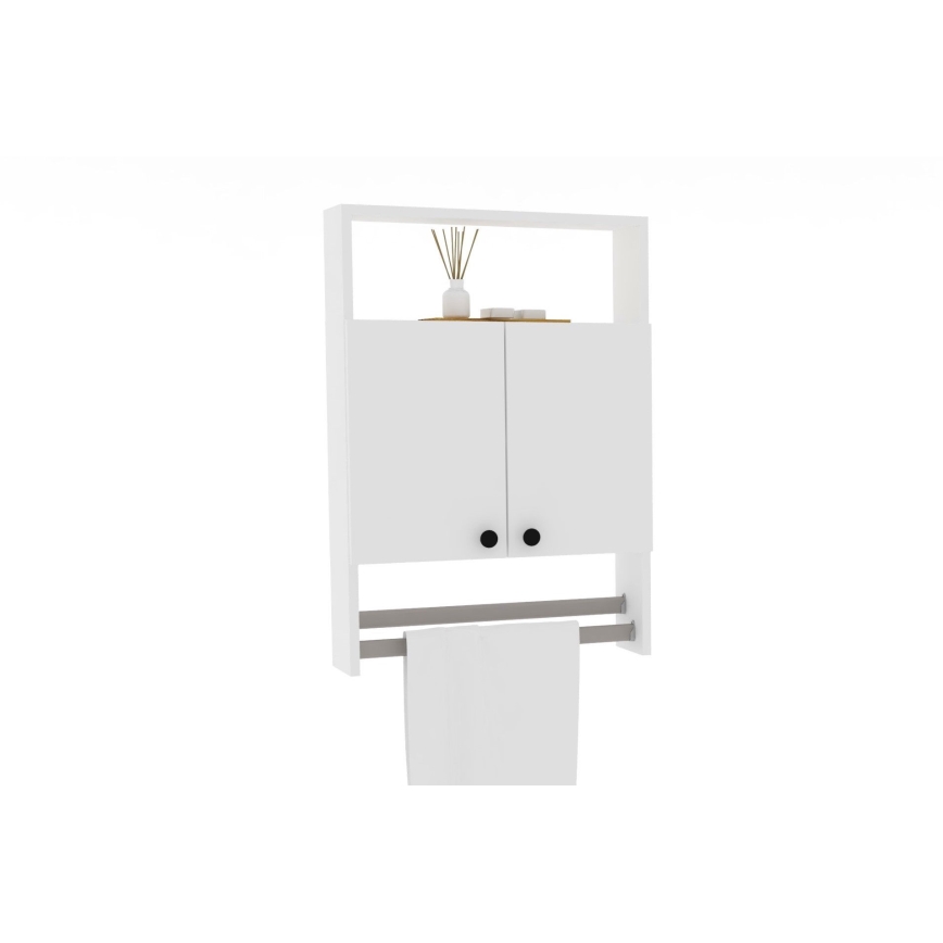 Стенен шкаф BANYO 87x60 cм бял