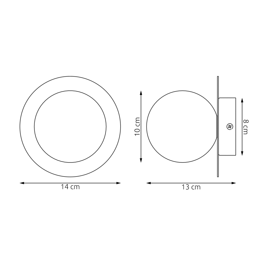 Стенна лампа AMERICANA 1xG9/8W/230V бежова