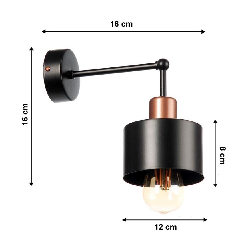 Стенна лампа BODO 1xE27/60W/230V
