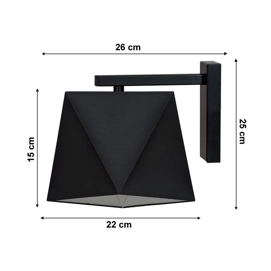 Стенна лампа DIAMENT 1xE27/60W/230V