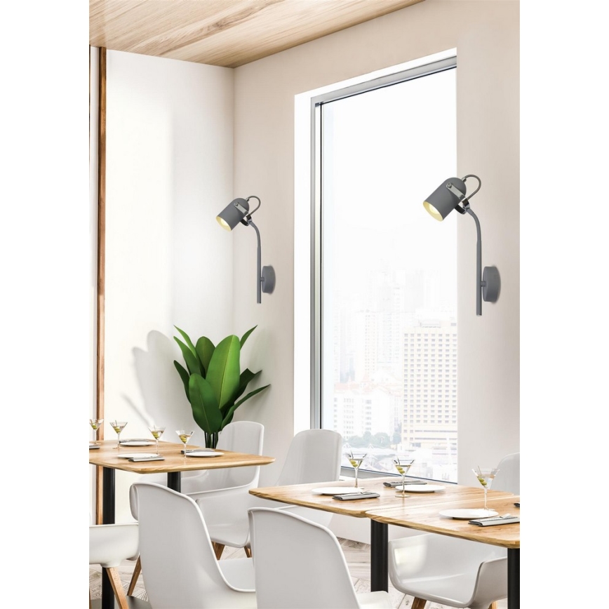 Стенна лампа GRAY 1xE14/40W/230V
