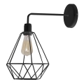 Стенна лампа KARO 1xE27/15W/230V черна