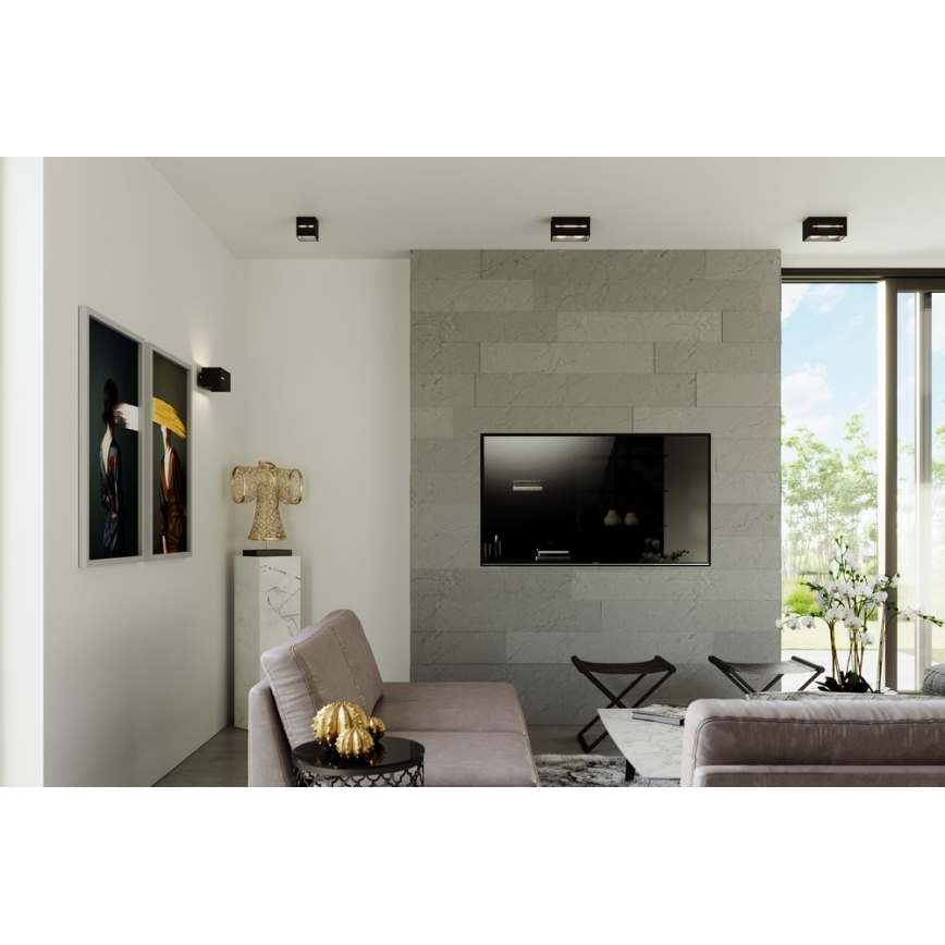 Стенна лампа LOBO 1xG9/40W/230V черна