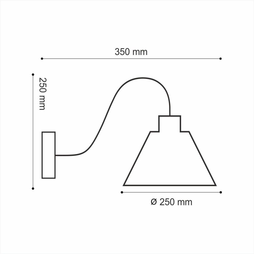 Стенна лампа LOFT 1xE14/40W/230V