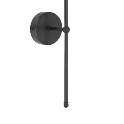 Стенна лампа MADELA 1xE14/40W/230V джут/черна