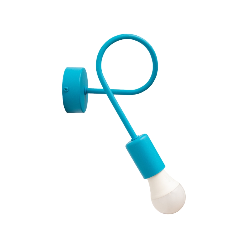 Стенна лампа OXFORD 1xE27/15W/230V синя