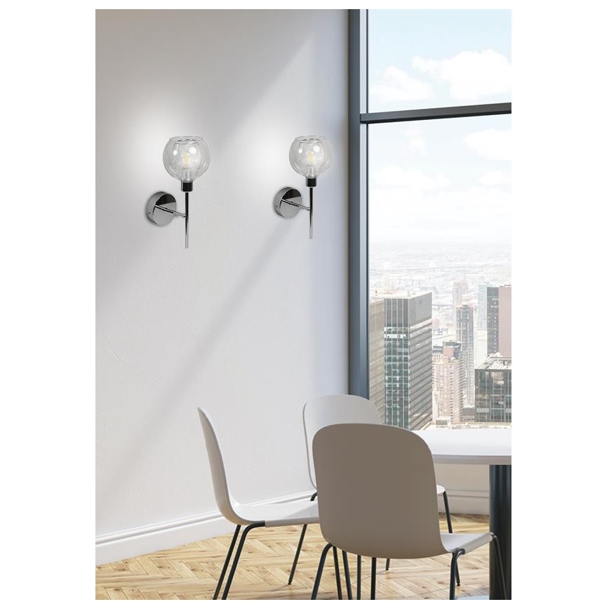 Стенна лампа OZZO 1xE14/40W/230V
