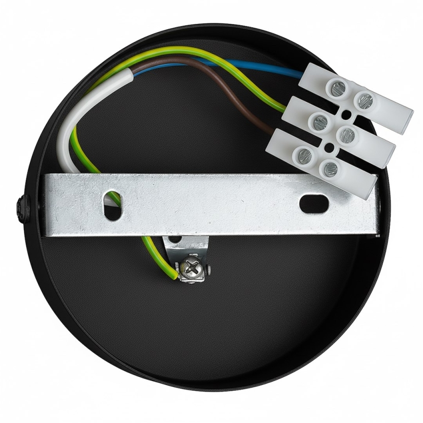 Стенна лампа PAFOS 1xE27/15W/230V черна