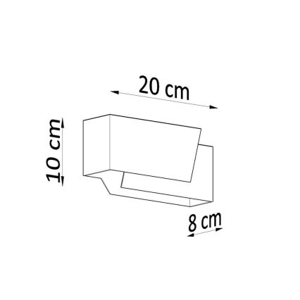 Стенна лампа PIEGARE 1xG9/40W/230V