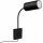 Стенна лампа с USB PUNTO 1xGU10/9W/230V черна