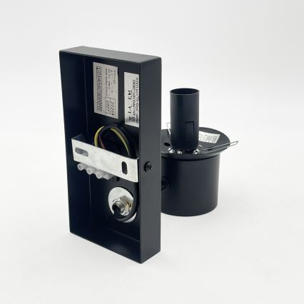 Стенна лампа SFERIO 1xE14/5W/230V черна/прозрачна