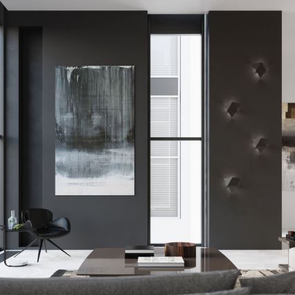 Стенна лампа SOLIDO 2xG9/40W/230V черна