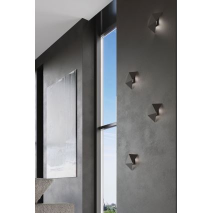 Стенна лампа SOLIDO 2xG9/40W/230V черна