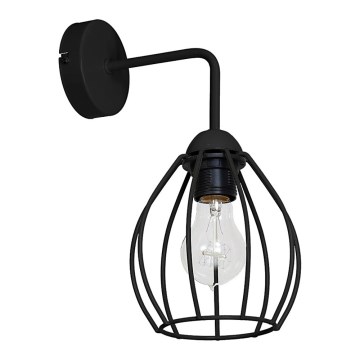 Стенна лампа STAR 1xE27/60W/230V черно