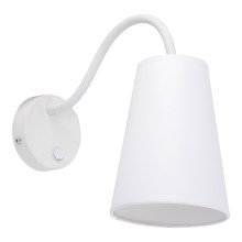 Стенна лампа WIRE WHITE 1xE27/60W/230V