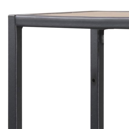 Стенна полица SARON дъб/черен