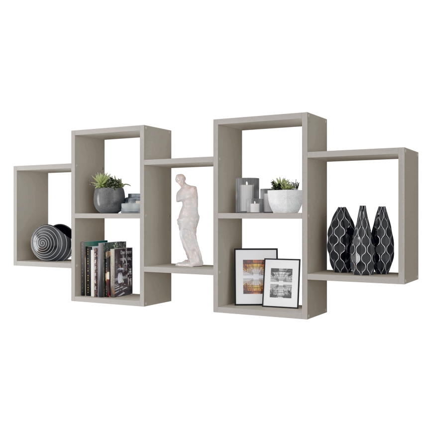 Стенна полица TRIO 161x65x18 см кашмир
