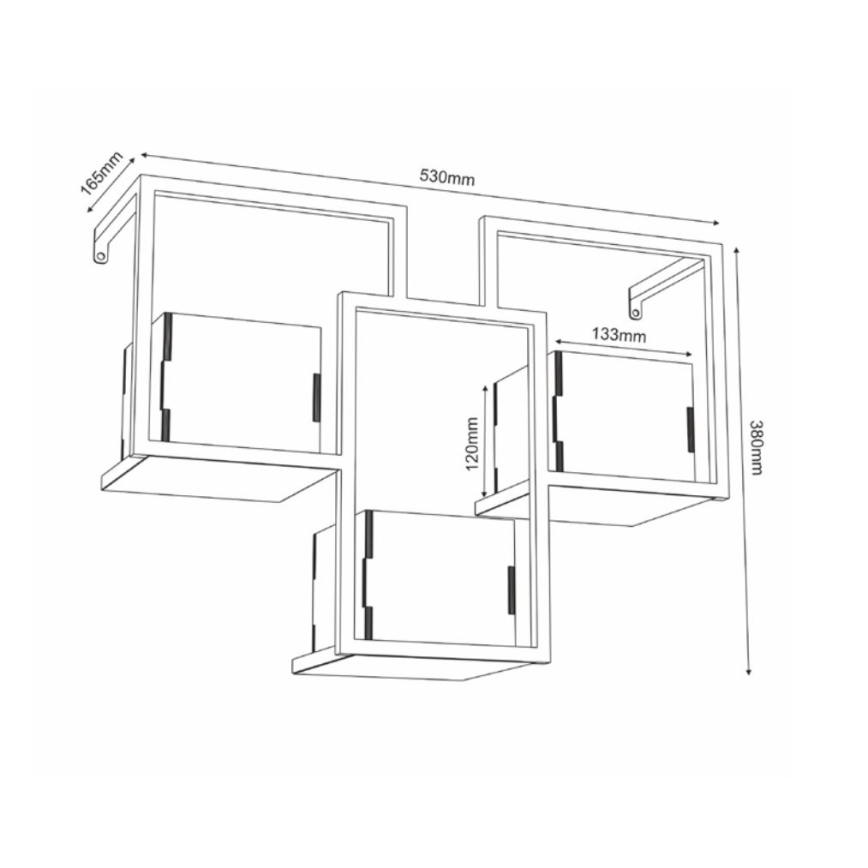 Стенна саксия 38x53 cm
