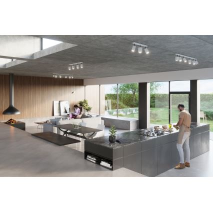 Стенна Точково осветително тяло MERIDA 1xGU10/40W/230V бяла