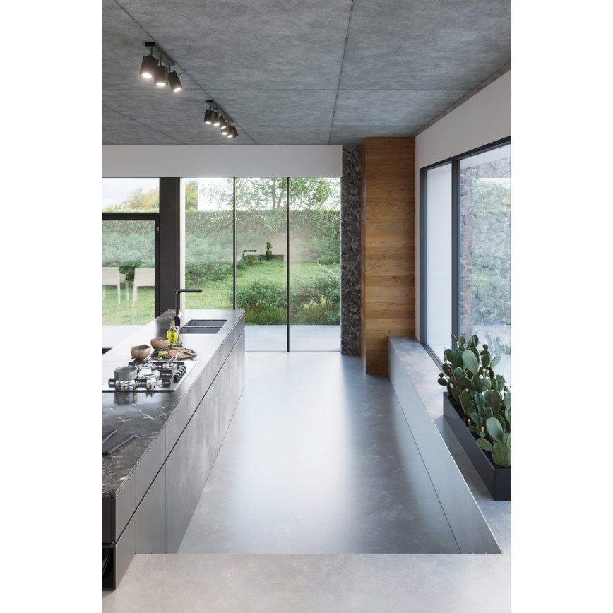 Стенна Точково осветително тяло MERIDA 1xGU10/40W/230V черна