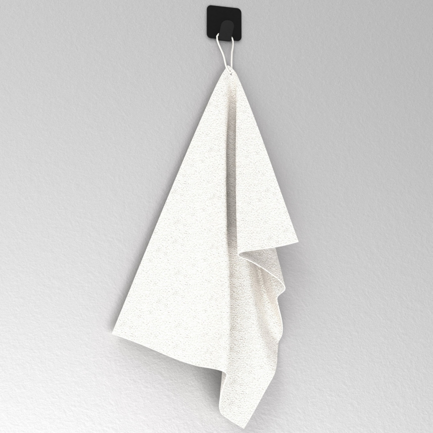 Стенна закачалка 4x4 см черен