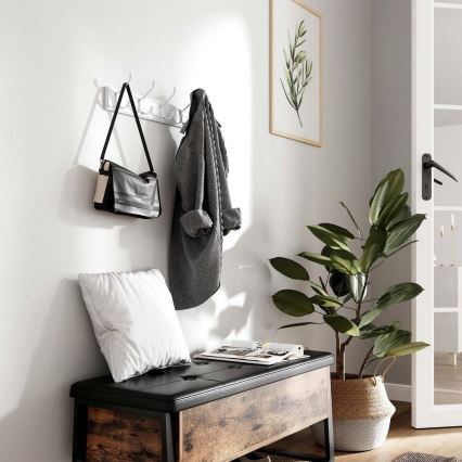 Стенна закачалка KATE бяла