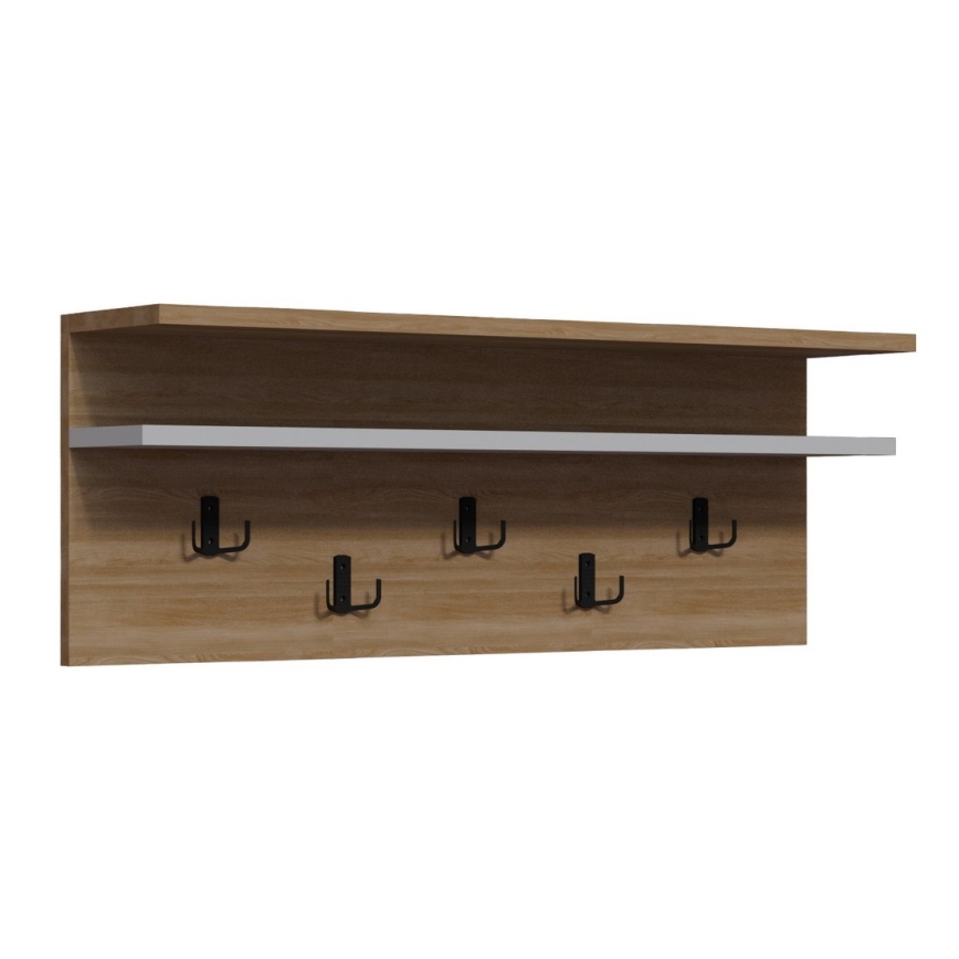 Стенна закачалка ROLKER 90x31,4 см кафяв