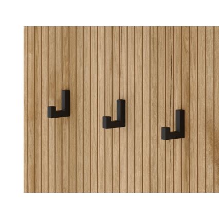 Стенна композиция за антре със огледало SVEN кафява/бяла