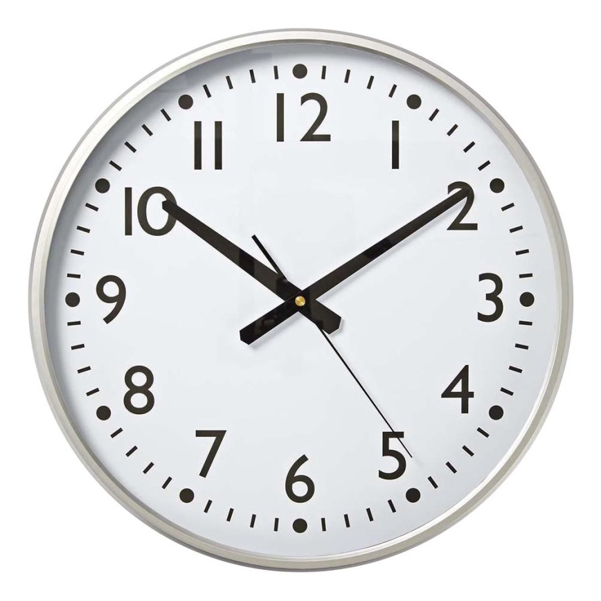 Стенни часовници Ø 38 см 1xAA бял