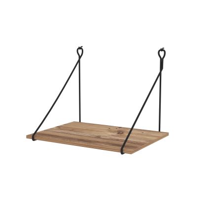 Стенно бюро TUNA 50x70 cм кафяво/черно